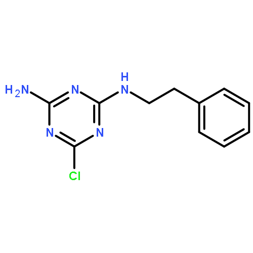 1,3,5-Triazine-2,4-diamine, 6-chloro-N-(2-phenylethyl)-