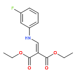 Propanedioic acid, [[(3-fluorophenyl)amino]methylene]-, diethyl ester