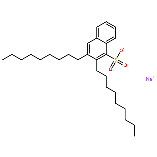 Naphthalene, dinonyl-,sodium salt (1:1)