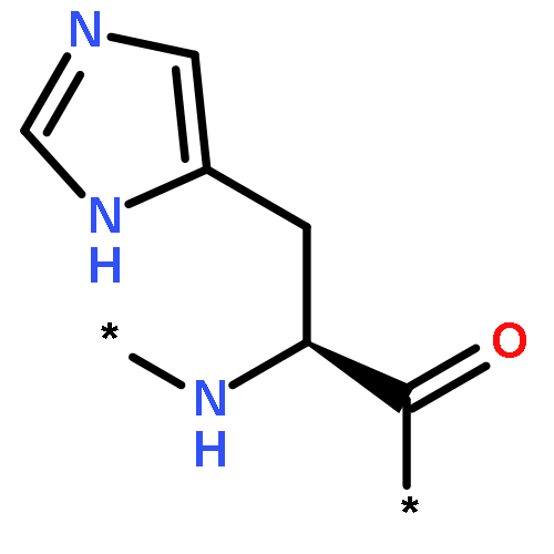 Poly[imino[(1S)-1-(1H-imidazol-4-ylmethyl)-2-oxo-1,2-ethanediyl]]