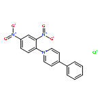 Pyridinium,1-(2,4-dinitrophenyl)-4-phenyl-, chloride (1:1)