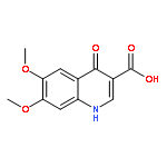 6,7-dimethoxy-4-oxo-1h-quinoline-3-carboxylic Acid