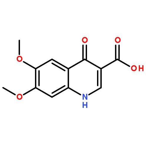 6,7-dimethoxy-4-oxo-1h-quinoline-3-carboxylic Acid