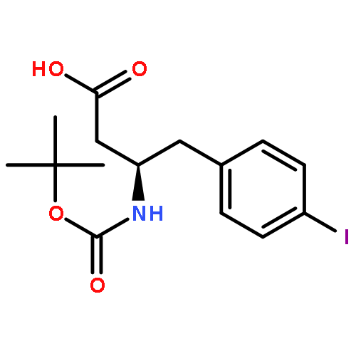 Boc-(R)-3-amino-4-(4-iodo-phenyl)-butyric acid