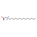 1-Tetradecanaminium,N-(carboxymethyl)-N,N-dimethyl-, inner salt