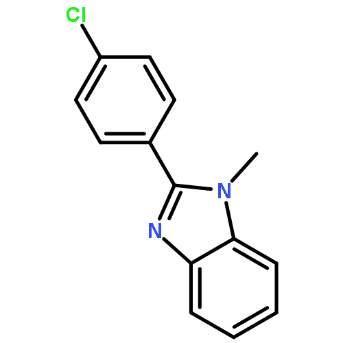 1H-Benzimidazole, 2-(4-chlorophenyl)-1-methyl-