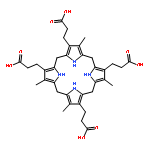 21H,23H-Porphine-2,7,12,18-tetrapropanoicacid, 5,10,15,20,22,24-hexahydro-3,8,13,17-tetramethyl-