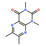 2,4(1H,3H)-Pteridinedione,1,3,6,7-tetramethyl-