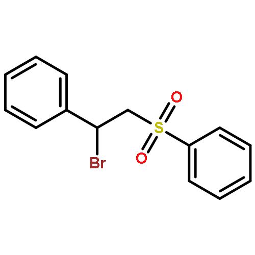 [(2-bromo-2-phenylethyl)sulfonyl]benzene