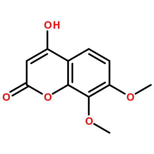 2H-1-Benzopyran-2-one, 4-hydroxy-7,8-dimethoxy-