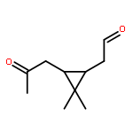 Cyclopropaneacetaldehyde, 2,2-dimethyl-3-(2-oxopropyl)-