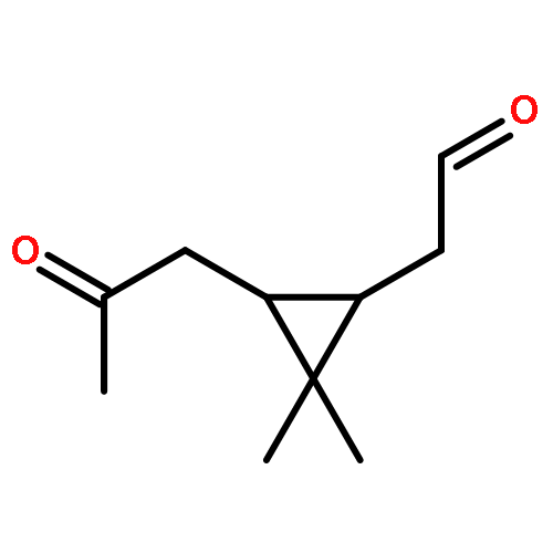 Cyclopropaneacetaldehyde, 2,2-dimethyl-3-(2-oxopropyl)-