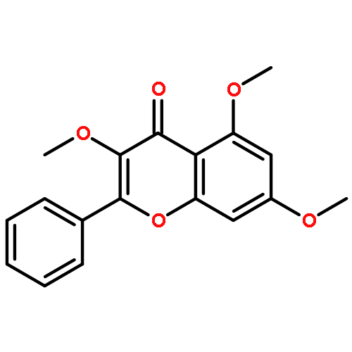 4H-1-Benzopyran-4-one,3,5,7-trimethoxy-2-phenyl-