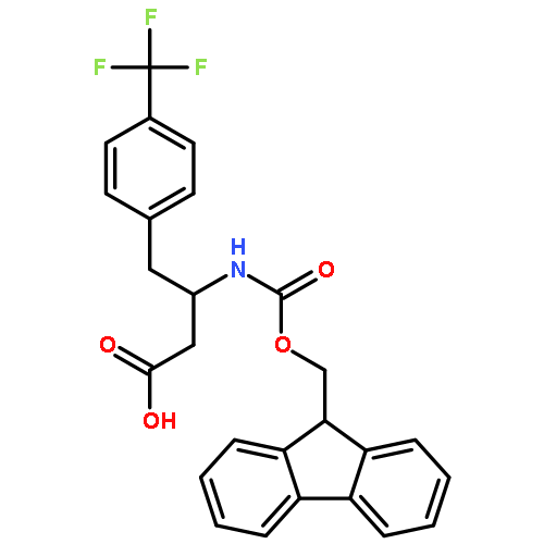 (S)-3-((((9H-Fluoren-9-yl)methoxy)carbonyl)amino)-4-(4-(trifluoromethyl)phenyl)butanoic acid