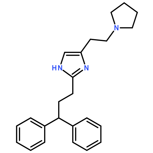 1H-Imidazole, 2-(3,3-diphenylpropyl)-4-[2-(1-pyrrolidinyl)ethyl]-