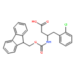 (S)-3-((((9H-Fluoren-9-yl)methoxy)carbonyl)amino)-4-(2-chlorophenyl)butanoic acid