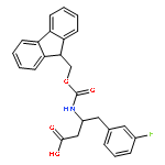 (S)-3-((((9H-Fluoren-9-yl)methoxy)carbonyl)amino)-4-(3-fluorophenyl)butanoic acid