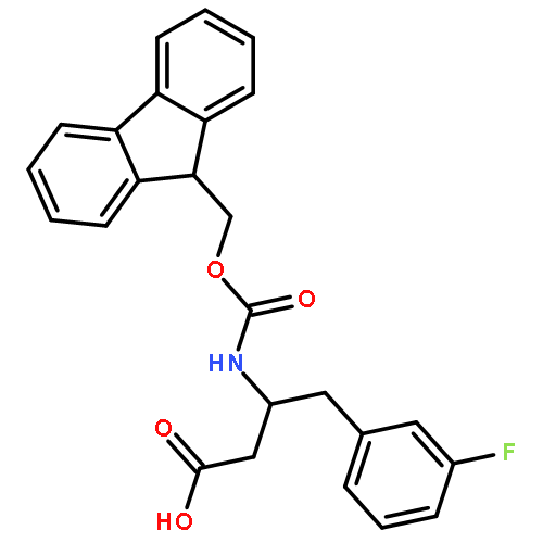 (S)-3-((((9H-Fluoren-9-yl)methoxy)carbonyl)amino)-4-(3-fluorophenyl)butanoic acid