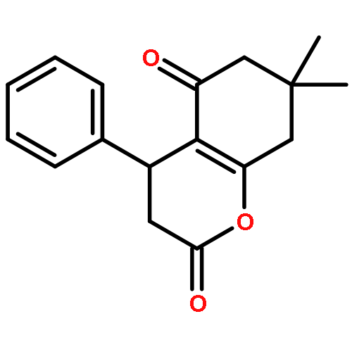 2H-1-Benzopyran-2,5(6H)-dione,3,4,7,8-tetrahydro-7,7-dimethyl-4-phenyl-