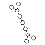 2-[4-[4-[4-(4,5-DIPHENYL-1,3-OXAZOL-2-YL)PHENYL]PHENYL]PHENYL]-4,5-DIPHENYL-1,3-OXAZOLE 