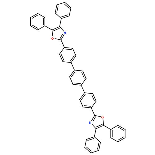 2-[4-[4-[4-(4,5-DIPHENYL-1,3-OXAZOL-2-YL)PHENYL]PHENYL]PHENYL]-4,5-DIPHENYL-1,3-OXAZOLE 