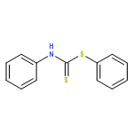 Carbamodithioic acid, phenyl-, phenyl ester