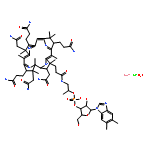 Cobinamide, Co-aqua-,dihydrogen phosphate (ester), inner salt, 3'-ester with (5,6-dimethyl-1-a-D-ribofuranosyl-1H-benzimidazole-kN3), ion(1+), chloride (1:1)