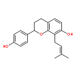 (2S)-7,4'-dihydroxy-8-prenylflavan