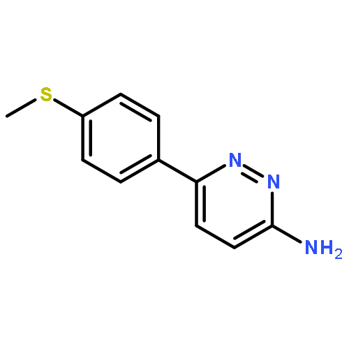 3-Pyridazinamine, 6-[4-(methylthio)phenyl]-