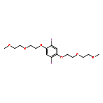 Benzene, 1,4-diiodo-2,5-bis[2-(2-methoxyethoxy)ethoxy]-