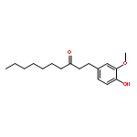 3-Decanone,1-(4-hydroxy-3-methoxyphenyl)-