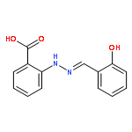 Benzoic acid, 2-[[(2-hydroxyphenyl)methylene]hydrazino]-