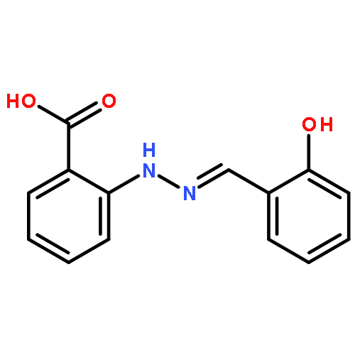 Benzoic acid, 2-[[(2-hydroxyphenyl)methylene]hydrazino]-