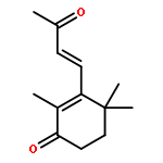 2,4,4-trimethyl-3-(3-oxo-1-butenyl)cyclohex-2-en-1-one