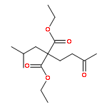 Propanedioic acid, (2-methylpropyl)(3-oxobutyl)-, diethyl ester