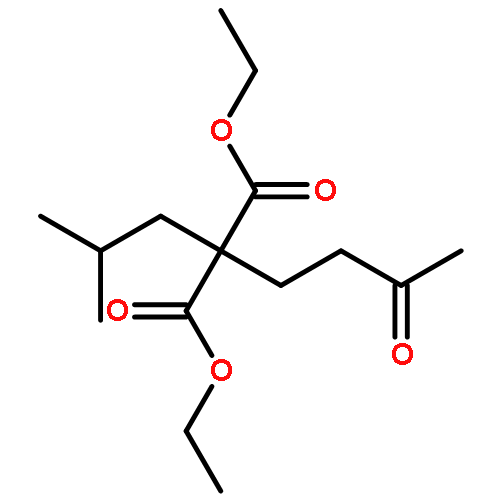 Propanedioic acid, (2-methylpropyl)(3-oxobutyl)-, diethyl ester