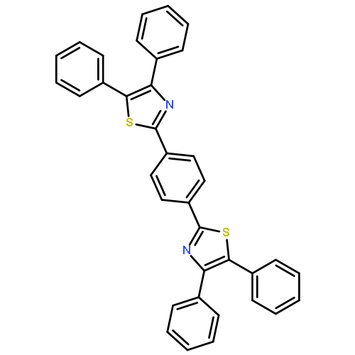 Thiazole, 2,2'-(1,4-phenylene)bis[4,5-diphenyl-