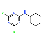 1,3,5-Triazin-2-amine, 4,6-dichloro-N-cyclohexyl-