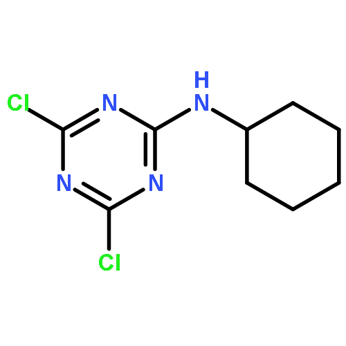 1,3,5-Triazin-2-amine, 4,6-dichloro-N-cyclohexyl-