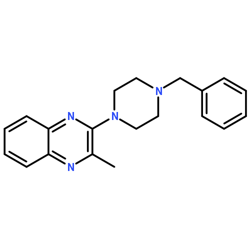 Quinoxaline, 2-methyl-3-[4-(phenylmethyl)-1-piperazinyl]-