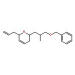 2H-Pyran,3,6-dihydro-2-[(2R)-2-methyl-3-(phenylmethoxy)propyl]-6-(2-propenyl)-,(2S,6R)-