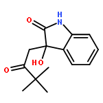 2H-Indol-2-one, 3-(3,3-dimethyl-2-oxobutyl)-1,3-dihydro-3-hydroxy-