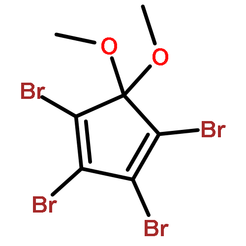 1,3-Cyclopentadiene, 1,2,3,4-tetrabromo-5,5-dimethoxy-