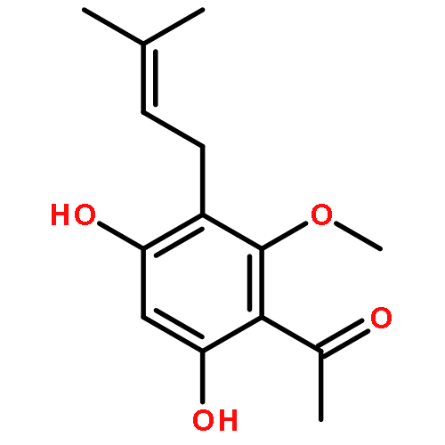 Ethanone,1-[4,6-dihydroxy-2-methoxy-3-(3-methyl-2-buten-1-yl)phenyl]-