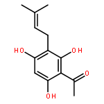 Ethanone, 1-[2,4,6-trihydroxy-3-(3-methyl-2-butenyl)phenyl]-