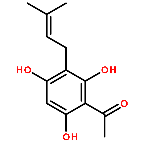 Ethanone, 1-[2,4,6-trihydroxy-3-(3-methyl-2-butenyl)phenyl]-