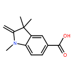 1H-Indole-5-carboxylic acid, 2,3-dihydro-1,3,3-trimethyl-2-methylene-