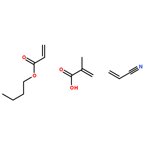 Butyl acrylate, acrylonitrile, methacrylic acid polymer