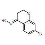 4H-1-Benzopyran-4-one, 7-bromo-2,3-dihydro-, oxime