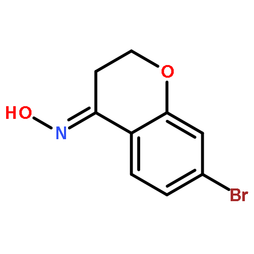 4H-1-Benzopyran-4-one, 7-bromo-2,3-dihydro-, oxime